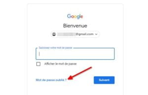 Mot De Passe Gmail Oubli Comment Le R Cup Rer