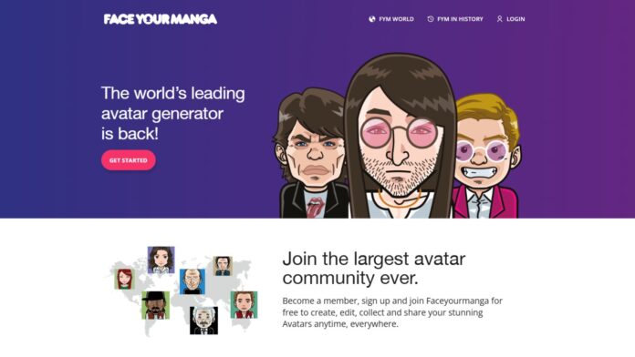 FaceYourManga - Générateur d'avatar