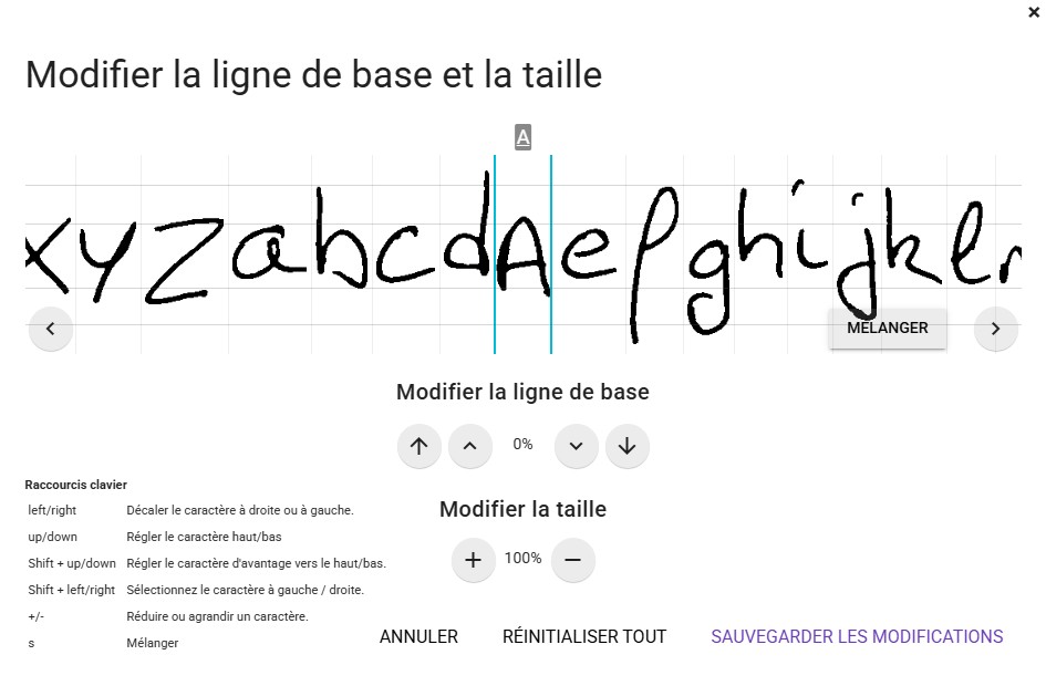 calligraphr telecharger modifier ligne base | Créer facilement une police de caractère avec sa propre écriture : Calligraphr