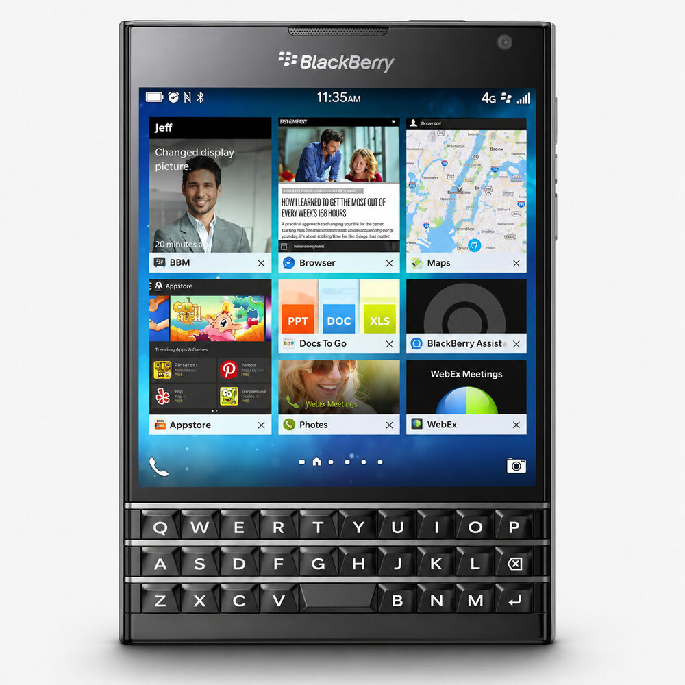 BlackBerry : ses téléphones sont morts, mais la marque a survécu 3 blackberry passport | BlackBerry : ses téléphones sont morts, mais la marque a survécu
