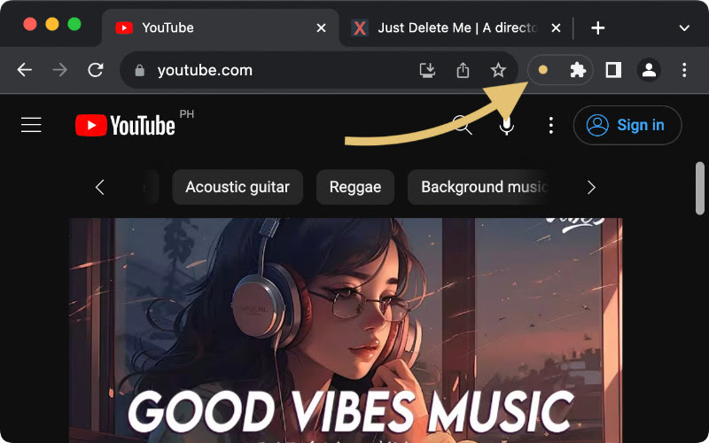 Just Delete Me - plugin