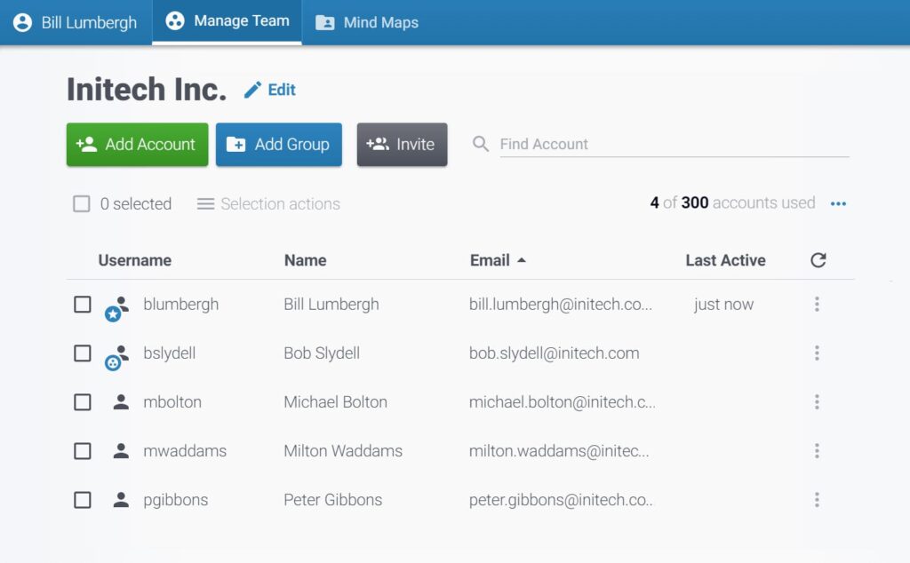 bubbl us manage team page | Bubbl.us : l’outil de mind-mapping en ligne pour un brainstorming sans prise de tête