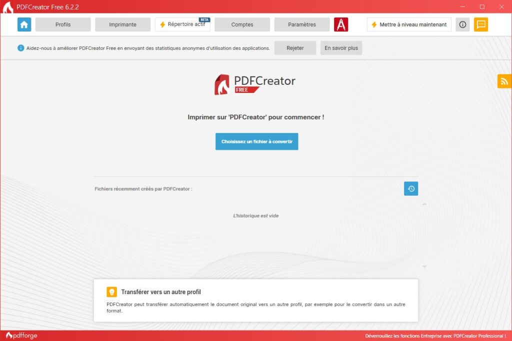 pdf creator free interface | PDF Creator, une solution simple, efficace et gratuite pour créer vos PDF