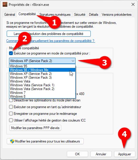 Choisissez le système d'exploitation adéquat. 