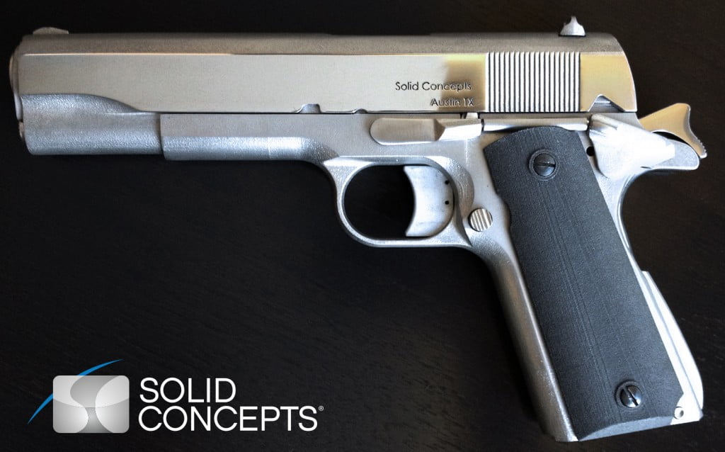 Solid Concept1 | Imprimante 3D : La première arme en métal créée !