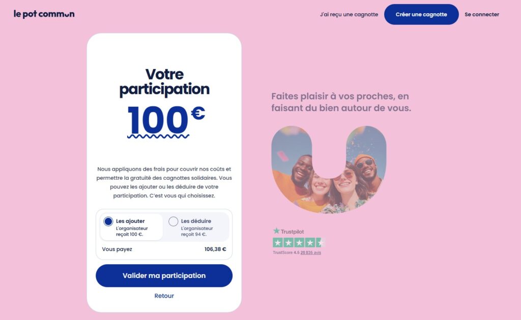 lepotcommun.fr cagnotte participation | Marre de courir après vos amis pour récupérer de l’argent ? Utilisez LePotCommun.fr