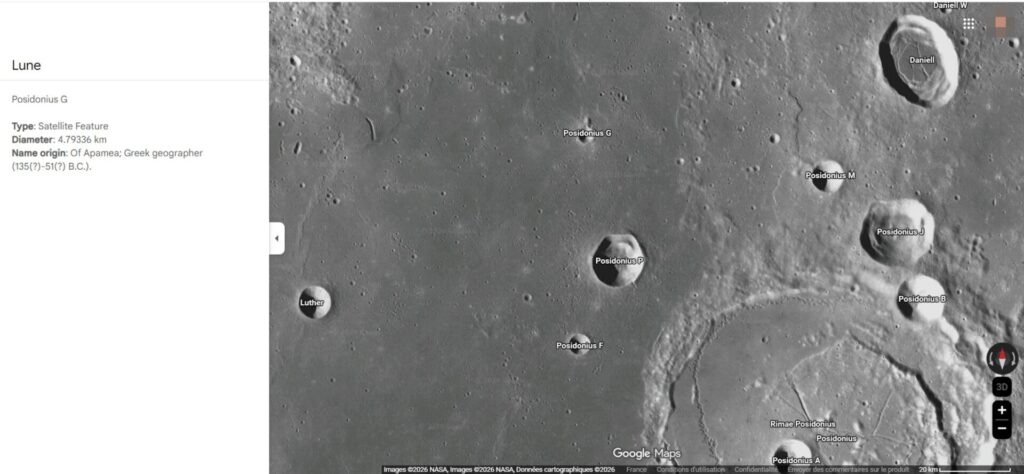 explorer espace google maps 5 | Explorer la Lune et les planètes depuis Google Maps