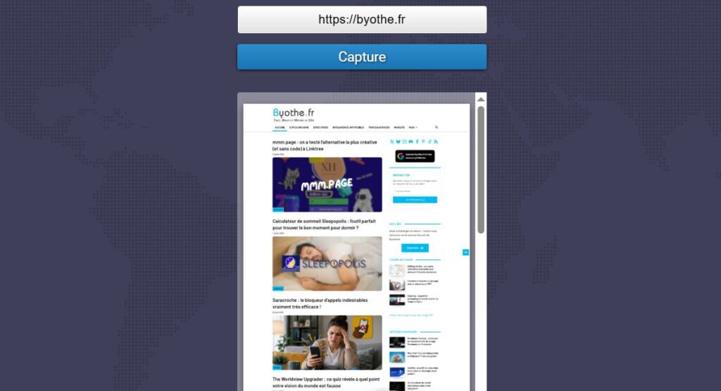 Screenshotlayer : l’outil gratuit pour capturer une page web entière en quelques secondes