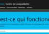 Vérifier la compatibilité d’un jeu, programme ou matériel avec Windows 10 centre-de-compatibilité-microsoft