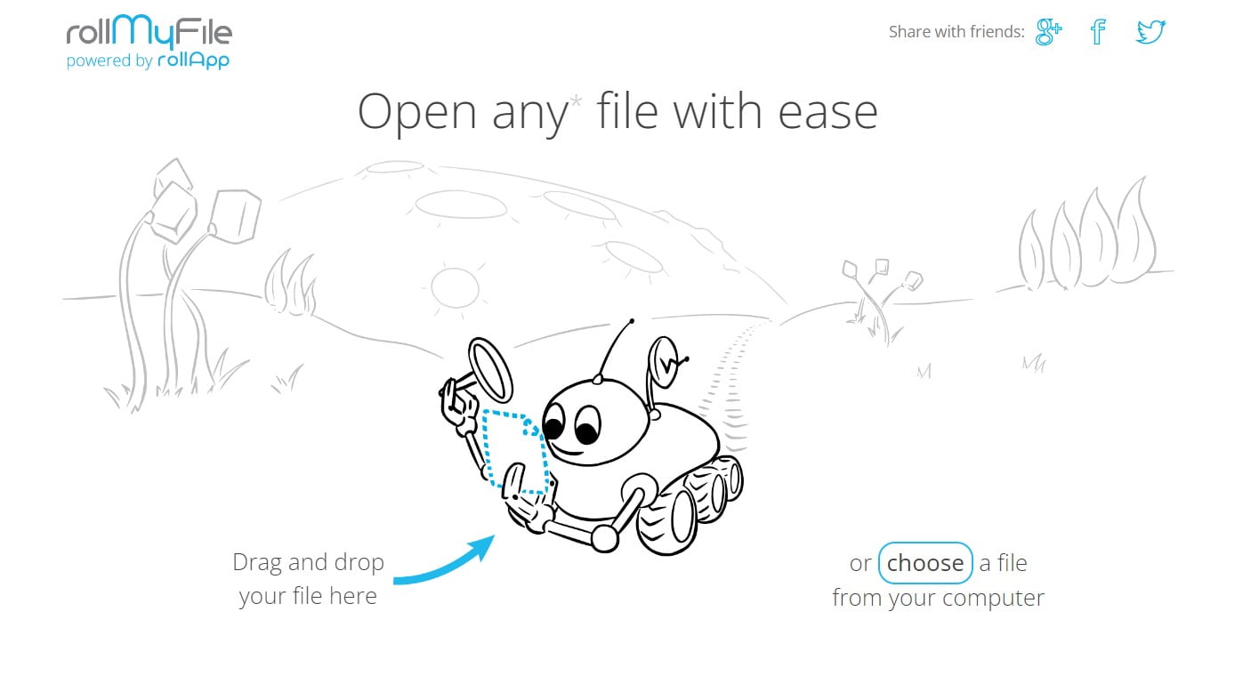 Ouvrir n’importe quel type de fichier avec RollMyFile