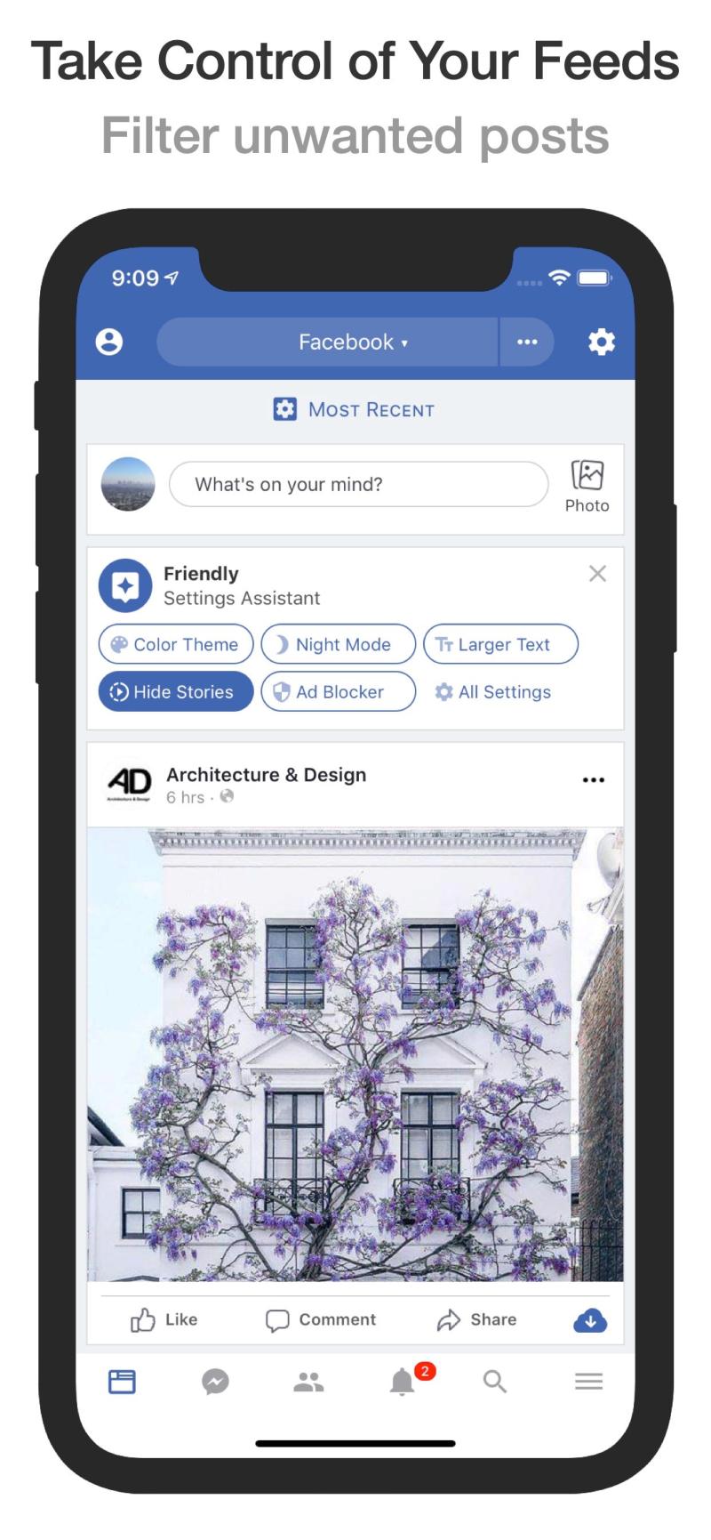 friendly social browser 2 | Friendly Social Browser : l’appli compacte qui réunit vos réseaux sociaux