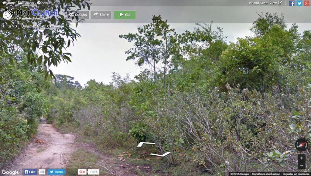 MapCrunch explorez le monde au hasard sur Google Street View