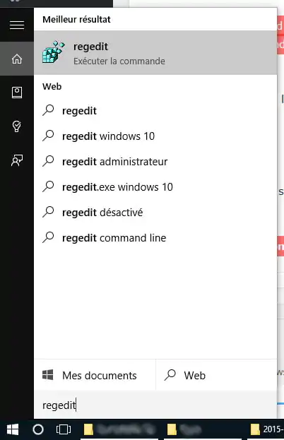 Windows 10 Regedit