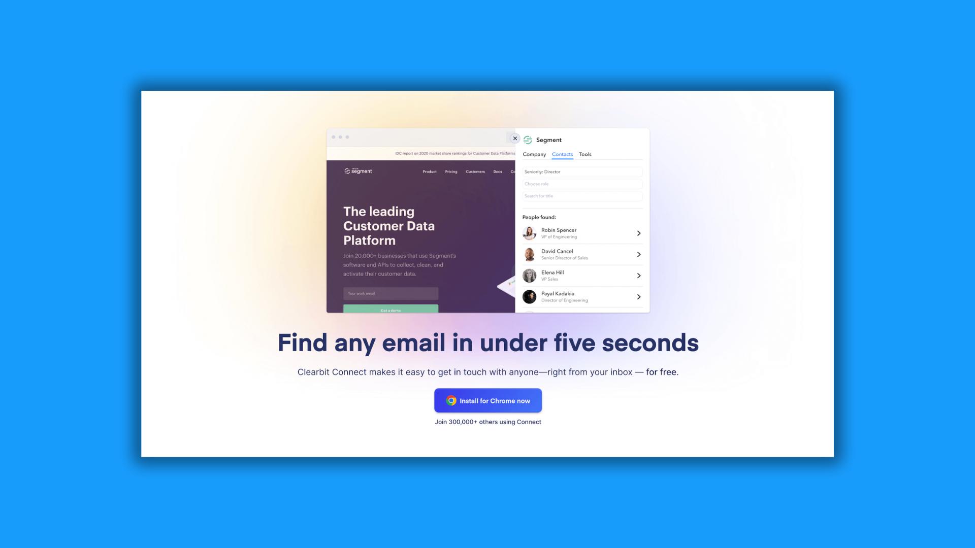 Clearbit Connect