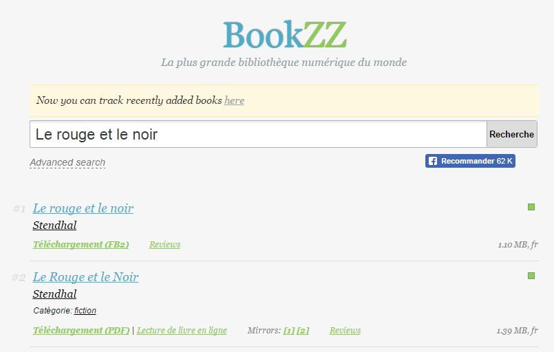 bookzz | 5 sites pour trouver facilement des ebooks gratuits
