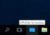 Retrouver le bouton « Afficher le bureau » des anciennes versions de Windows