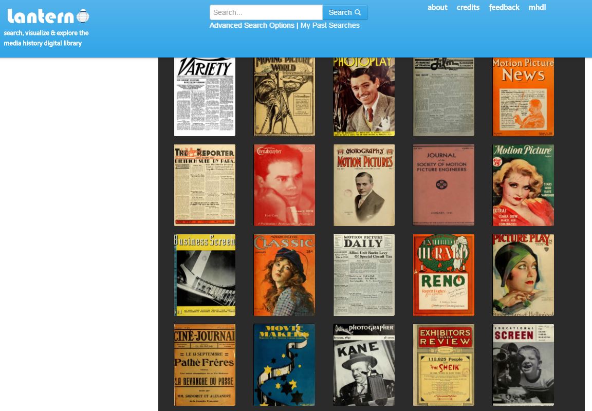 lantern cinema recherche | Lantern, accédez en ligne à des milliers de revues anciennes sur le cinéma