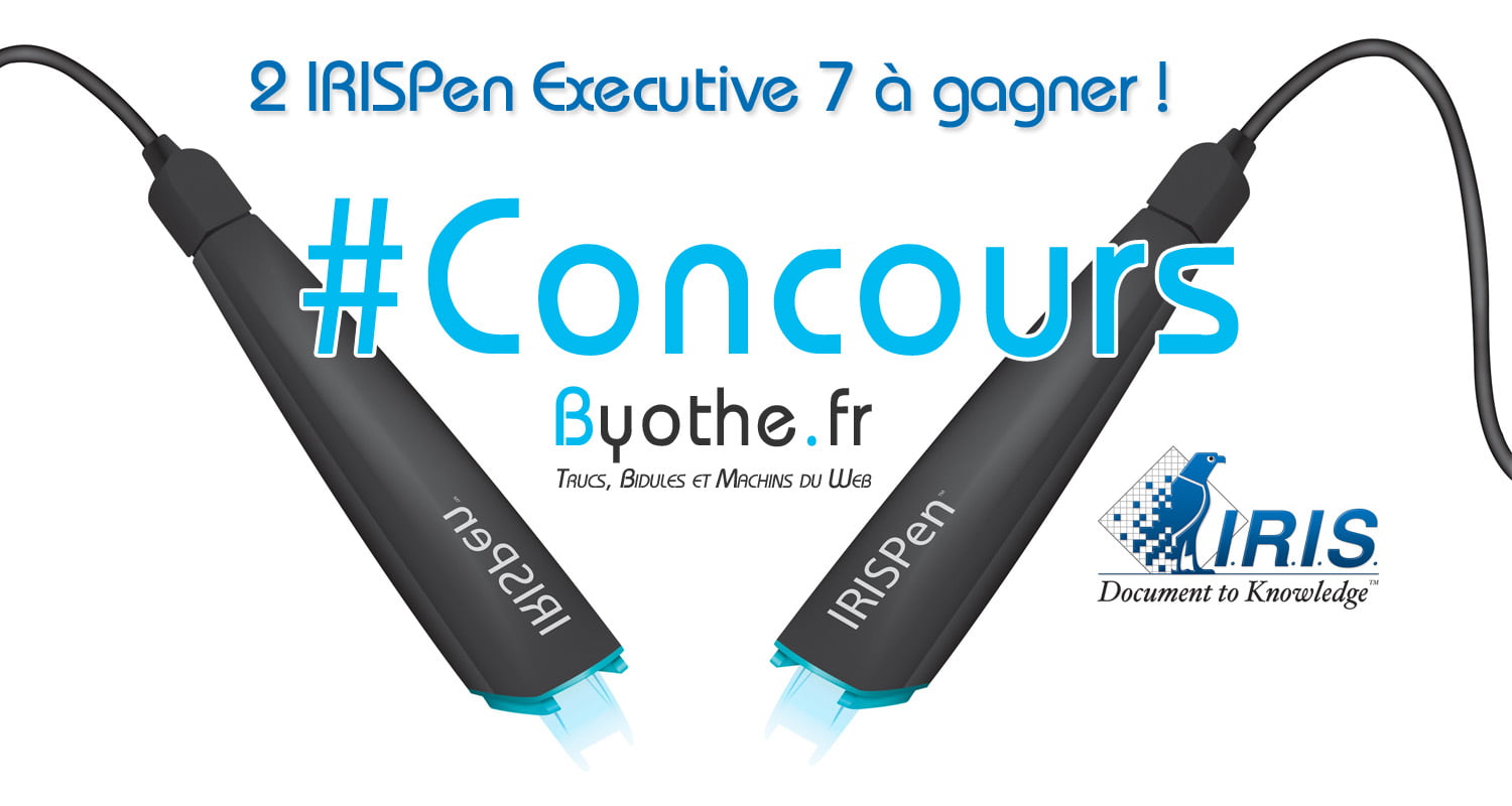 concours irispen | #Concours : 2 scanners portables IRISPen Executive 7 à gagner !