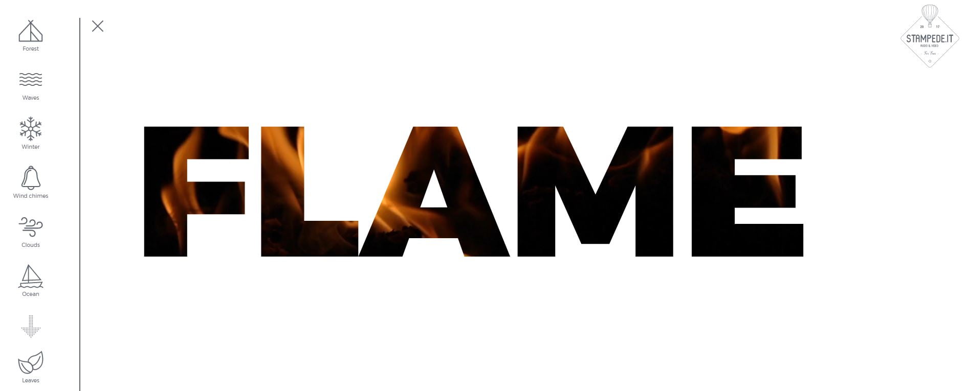 flame2 | Stampede.it : une petite banque de sons et de vidéos libres de droits liés à la nature