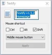 | Textify : un petit logiciel pour copier le contenu des boites de dialogue