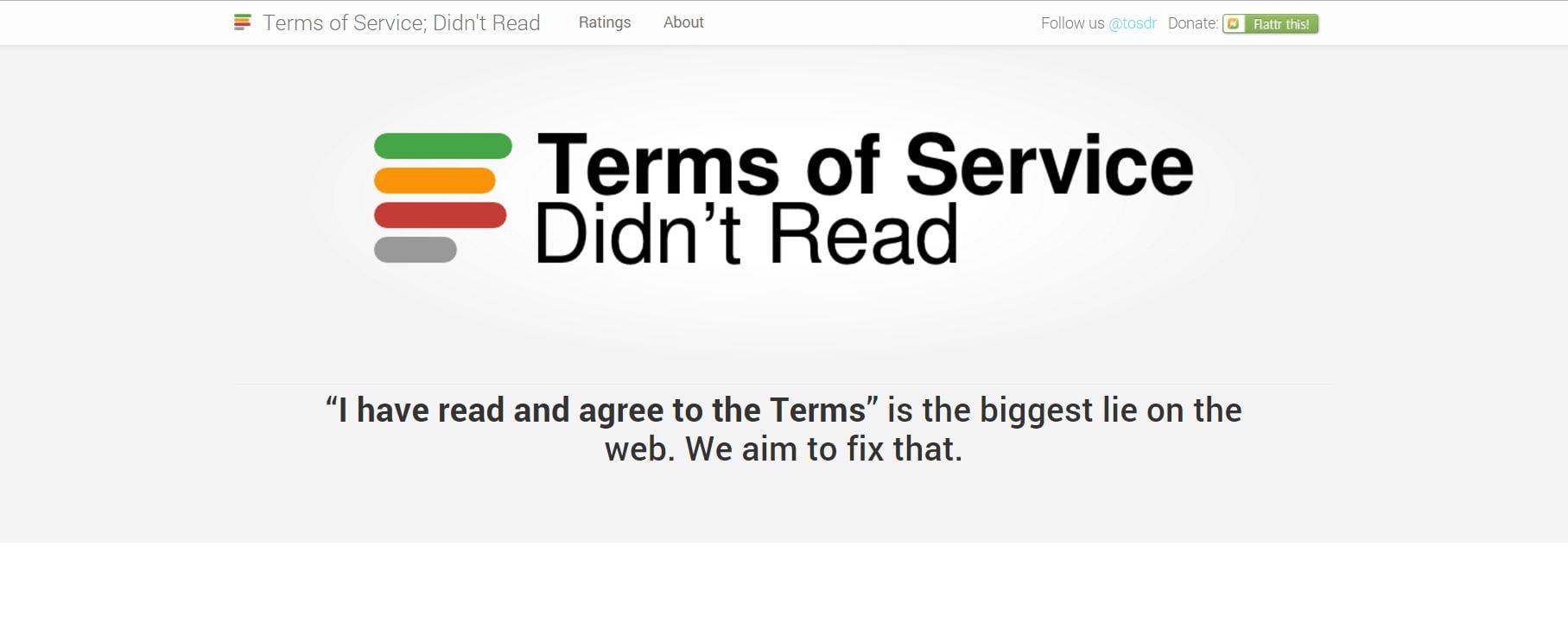 terms of service didnt read