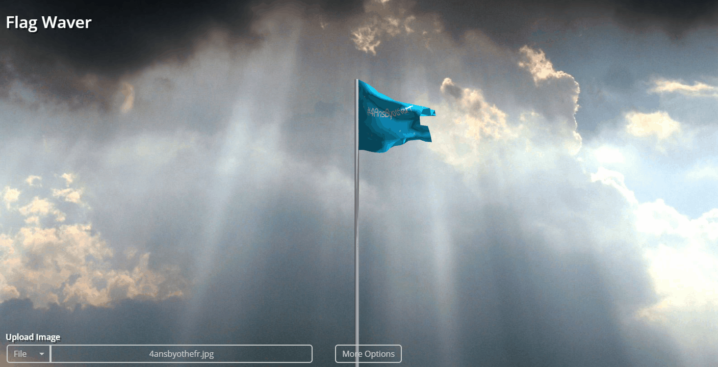 flag waver byothe | Flag Waver : un site web qui vous permet de faire flotter vos photos comme des drapeaux