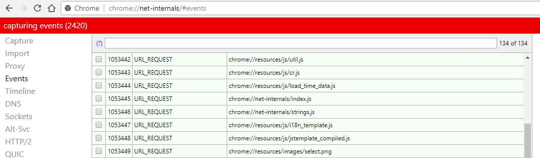 chrome net internals | Comment accéder aux fonctions et paramètres cachés de Chrome en utilisant les pages chrome://