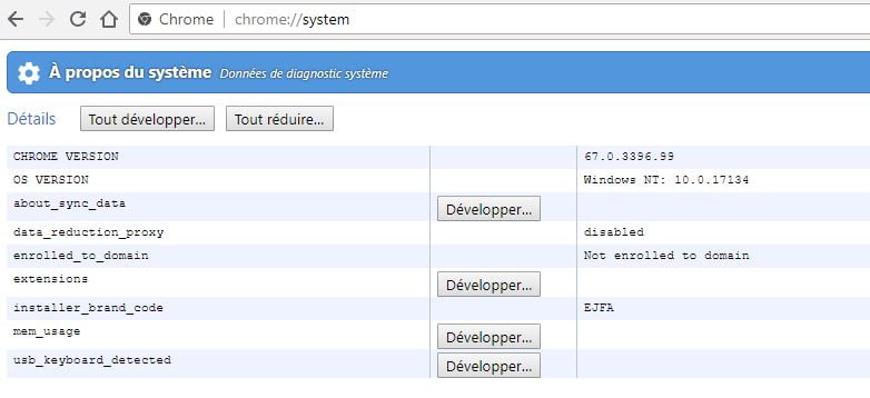 chrome system | Comment accéder aux fonctions et paramètres cachés de Chrome en utilisant les pages chrome://