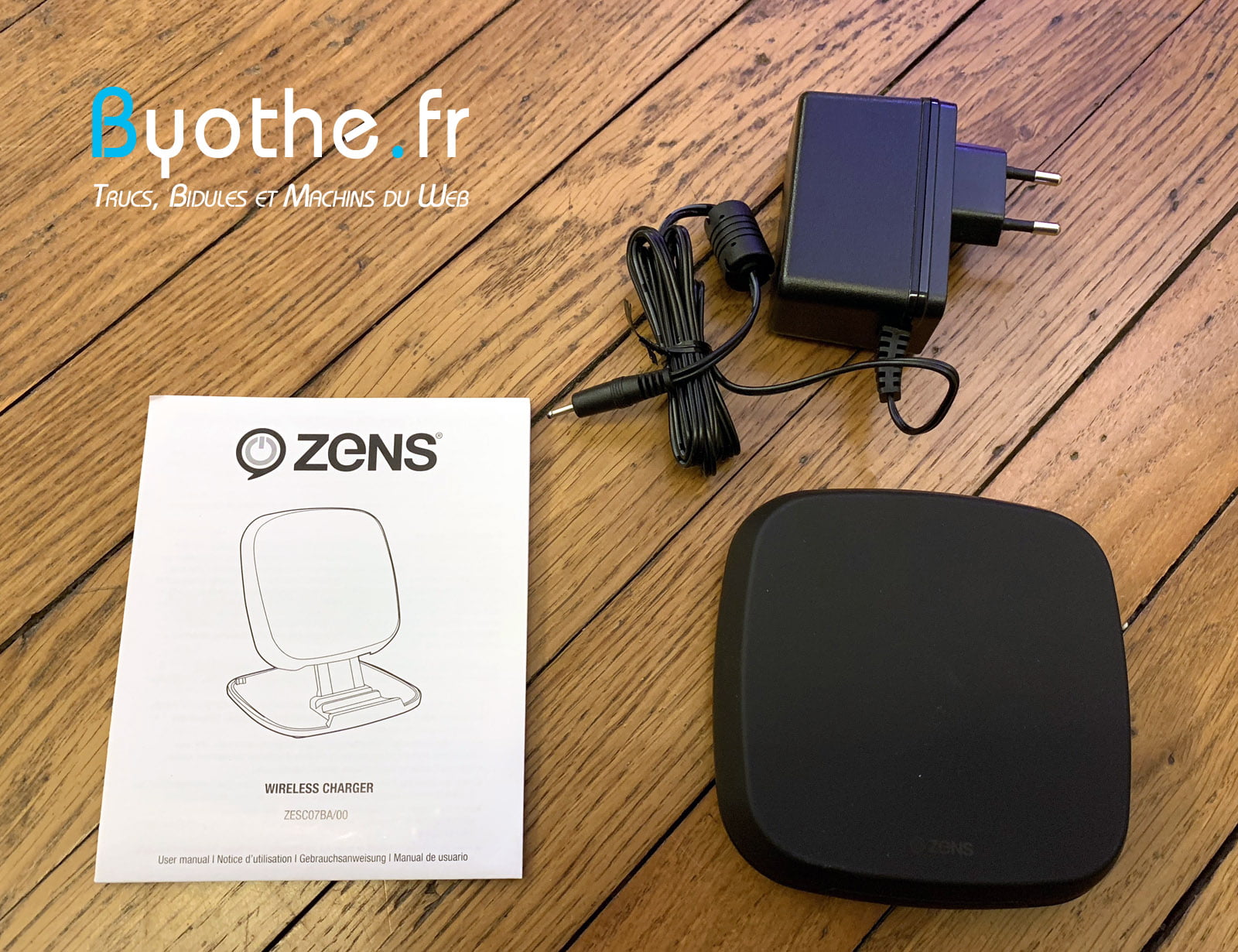 chargeur zens qi 9 | Test : Chargeur induction sans fil Zens Qi 15W pour smartphone