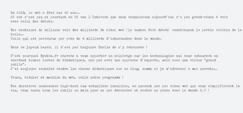 Typewrite Something transforme votre navigateur web en machine à écrire 1 typewrite something machine ecrire