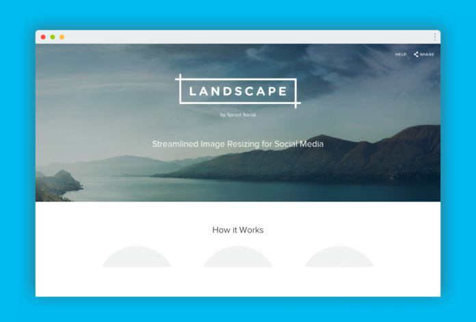 landscape image reseaux sociaux