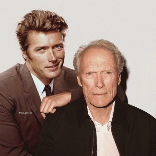 photo time traveling clint eastwood