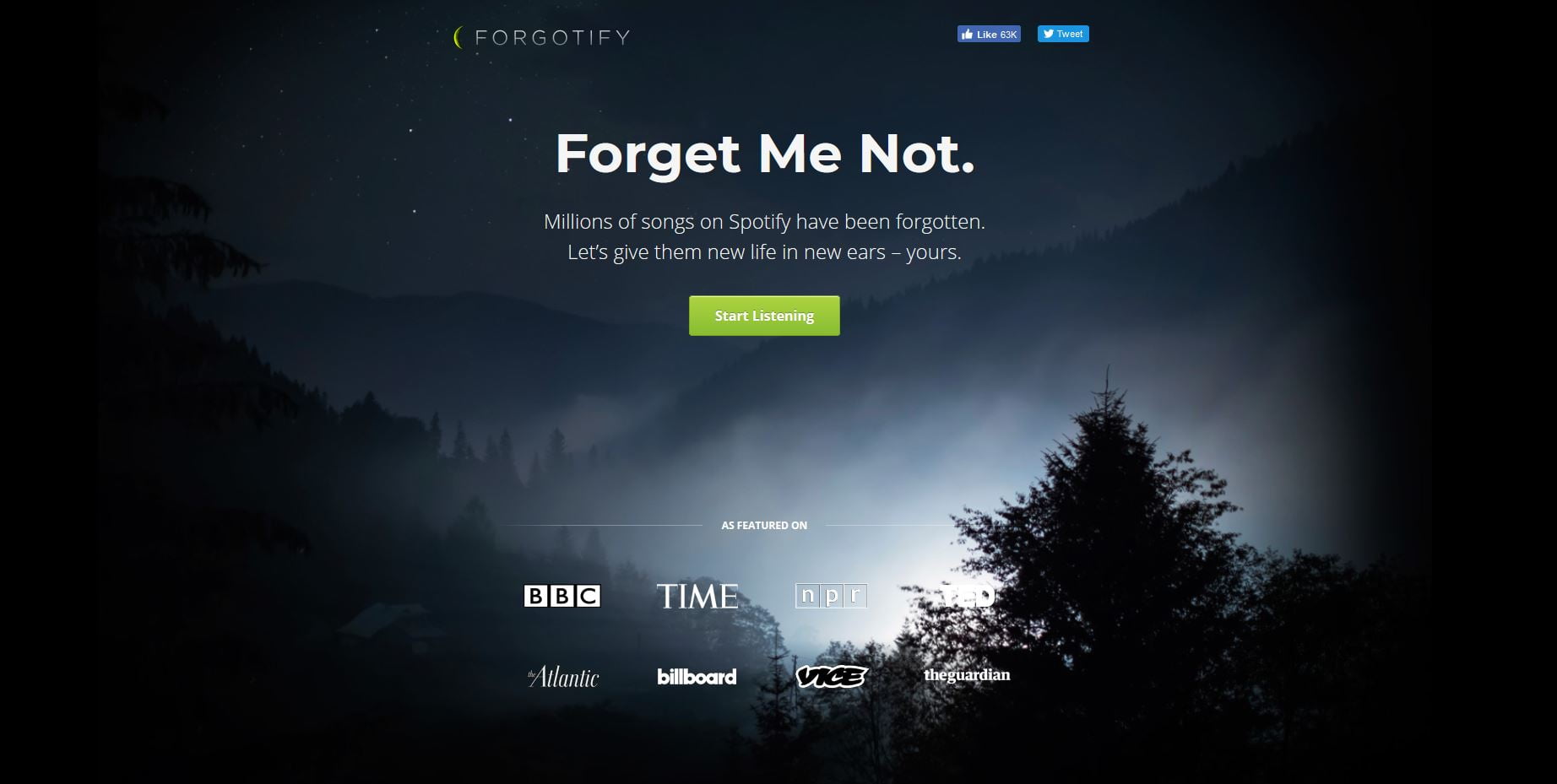 forgotify chanson oublie spotify