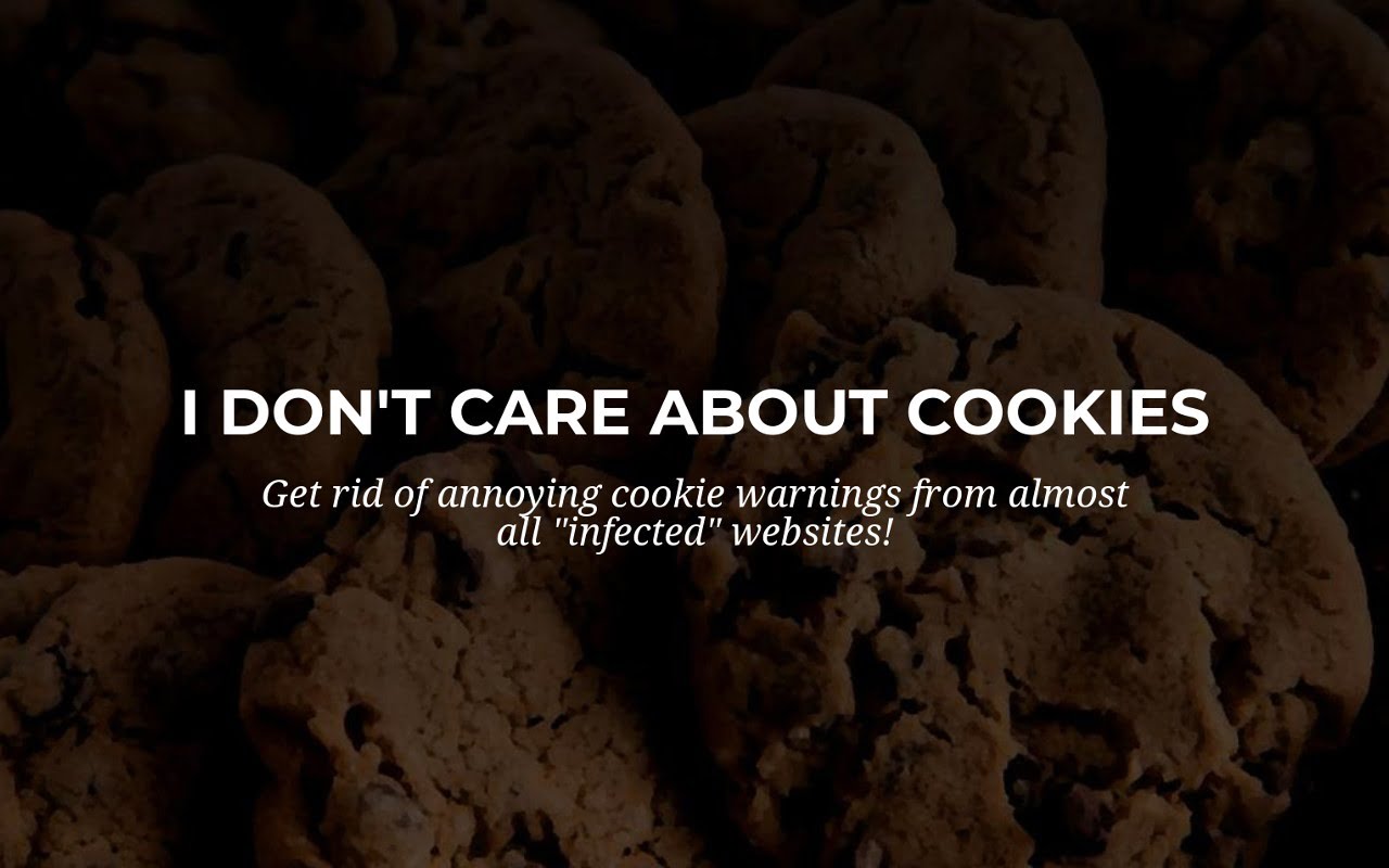i dont care about cookies extension