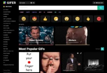 Gifer, une alternative à Giphy pour trouver plein de GIF animés gifer gif anime home