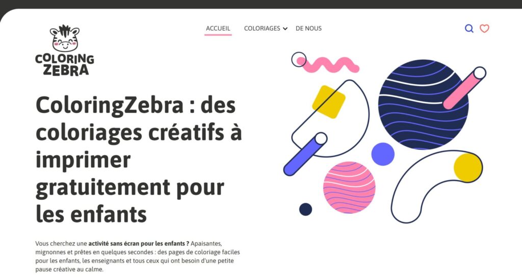 5 sites gratuits pour télécharger des coloriages pour tous les âges ! 1 coloringzebra | 5 sites gratuits pour télécharger des coloriages pour tous les âges !