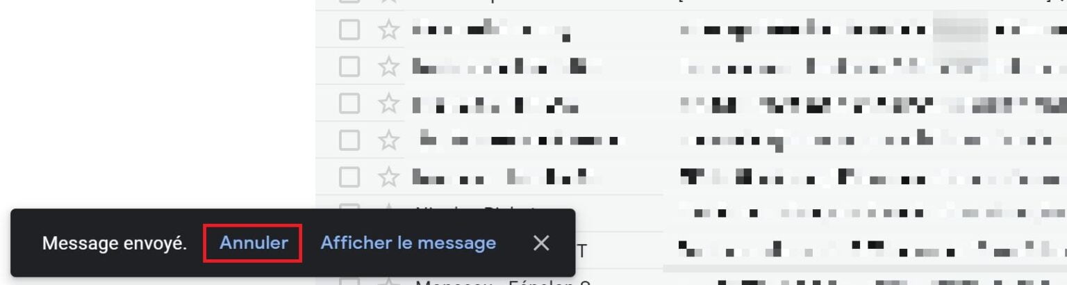 Comment rappeler un email avec Gmail