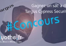 Targus Cypress Security, le sac d’ordinateur fabriqué à partir de 17 bouteilles en plastique #Concours concours targus