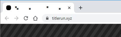 TitleRun, le mini jeu à jouer dans la barre de titre du navigateur