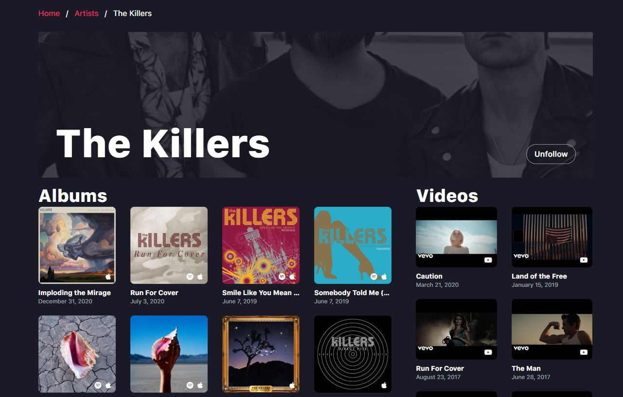 droptune the killers