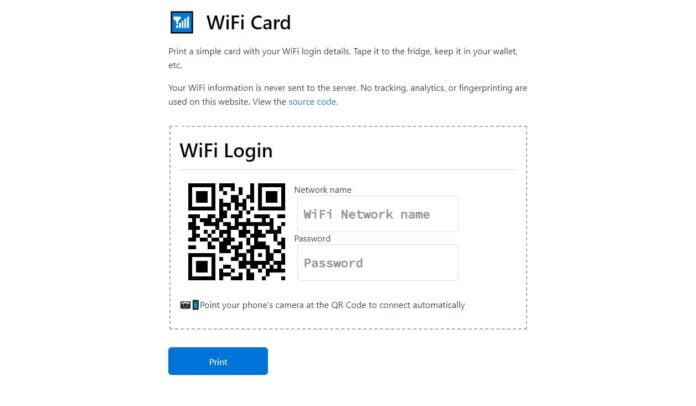 Générez un QR Code pour partager votre mot de passe WiFi