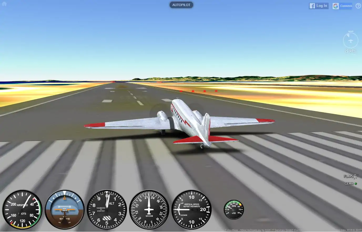 GeoFS, un Flight Simulator jouable dans le navigateur web