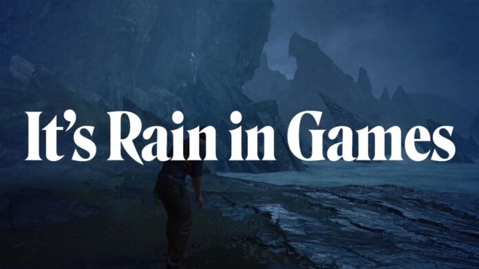 its rain in game pluie jeux video
