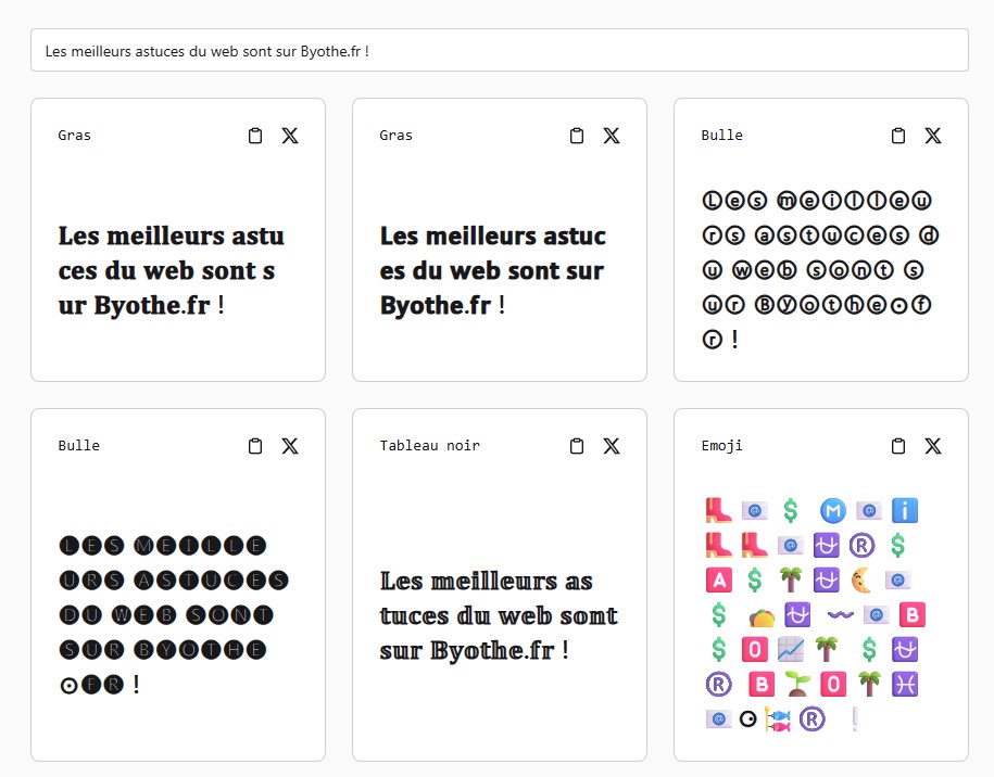 character calculator font changer | B̵a̵r̵r̵é̵, à sɹǝʌuǝ,ן, ⓓⓐⓝⓢ ⓓⓔⓢ ⓡⓞⓝⓓⓢ... Comment utiliser des polices spéciales et des styles sur les réseaux sociaux ?
