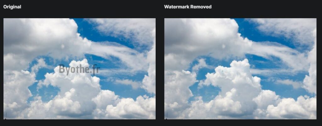 nuage watermark comparaison
