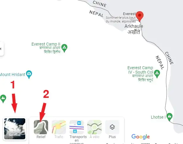 google maps altitude calque 1