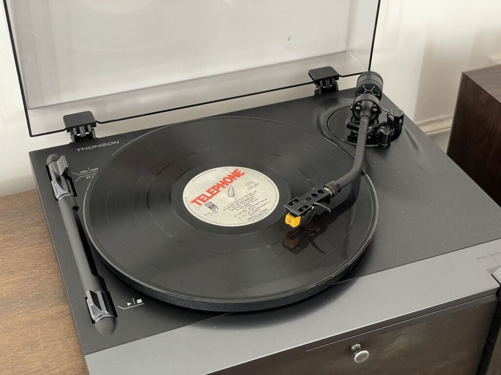PLATINE VINYLE VINTAGE thomson ducretet m490 années 1960/70 piles et