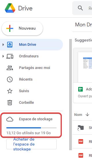 google drive espace disponible | Voici comment vous pouvez libérer de l'espace dans Google Drive