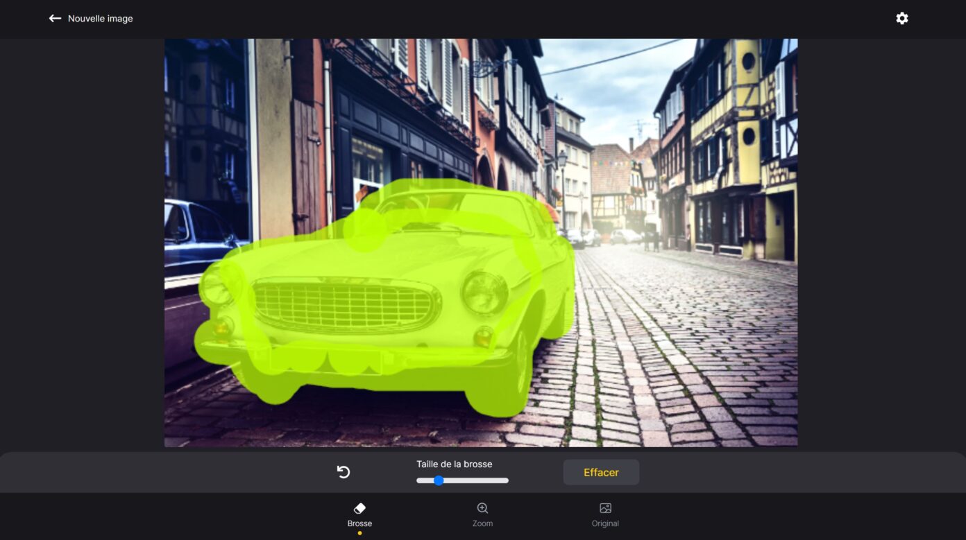 Magic Eraser effacer un objet sur une photo