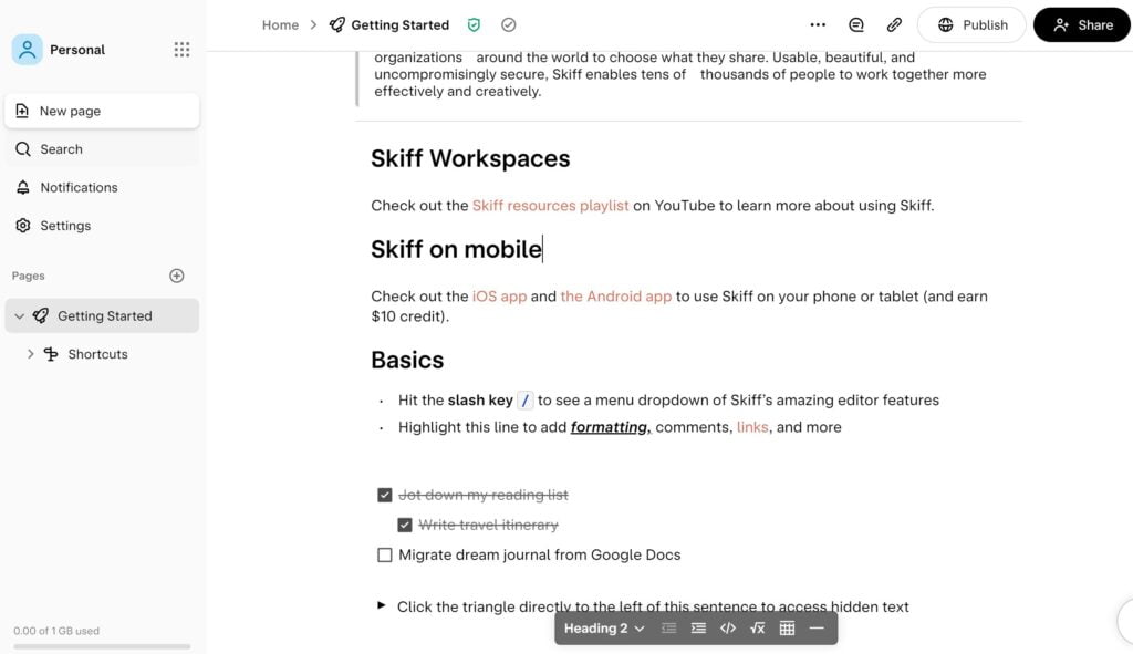 2 alternatives à Google Docs à découvrir de toute urgence - Skiff